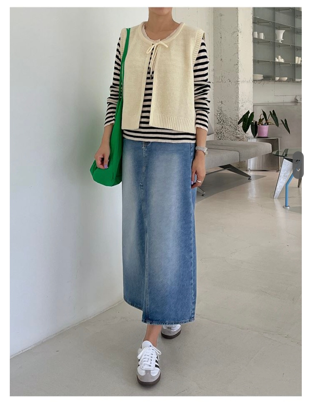 CJ Denim Long Skirt