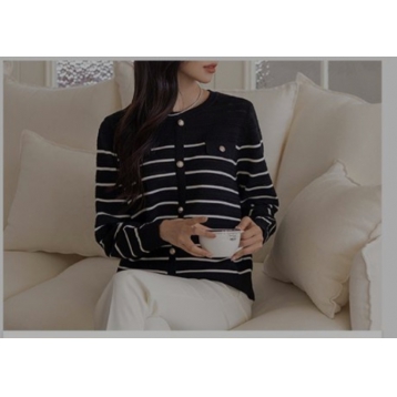 MC Striped Knit Top