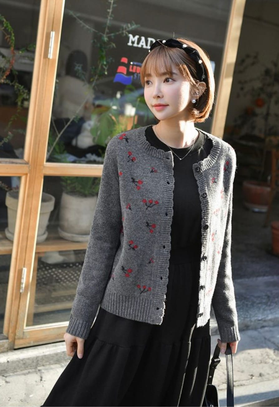 MAB Cherry Cardigan