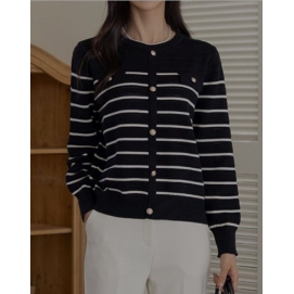 MC Striped Knit Top