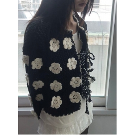 TP Flowered Cardigan