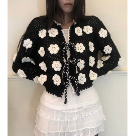 TP Flowered Cardigan