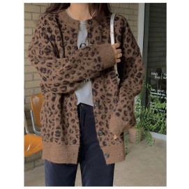 MZ Leopard Cardigan