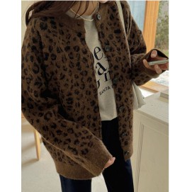 MZ Leopard Cardigan